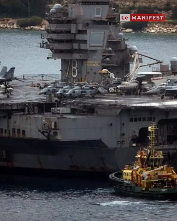 USS Ford quitte le port après un incendie pour une zone de forte tension au Moyen-Orient