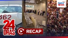 15 magsisimba, inararo ng police mobile | 7 sugatan sa pagbagsak ng kisame sa NAIA-1 | Hanggang P21/L na hike sa diesel, atbp. | 24 Oras