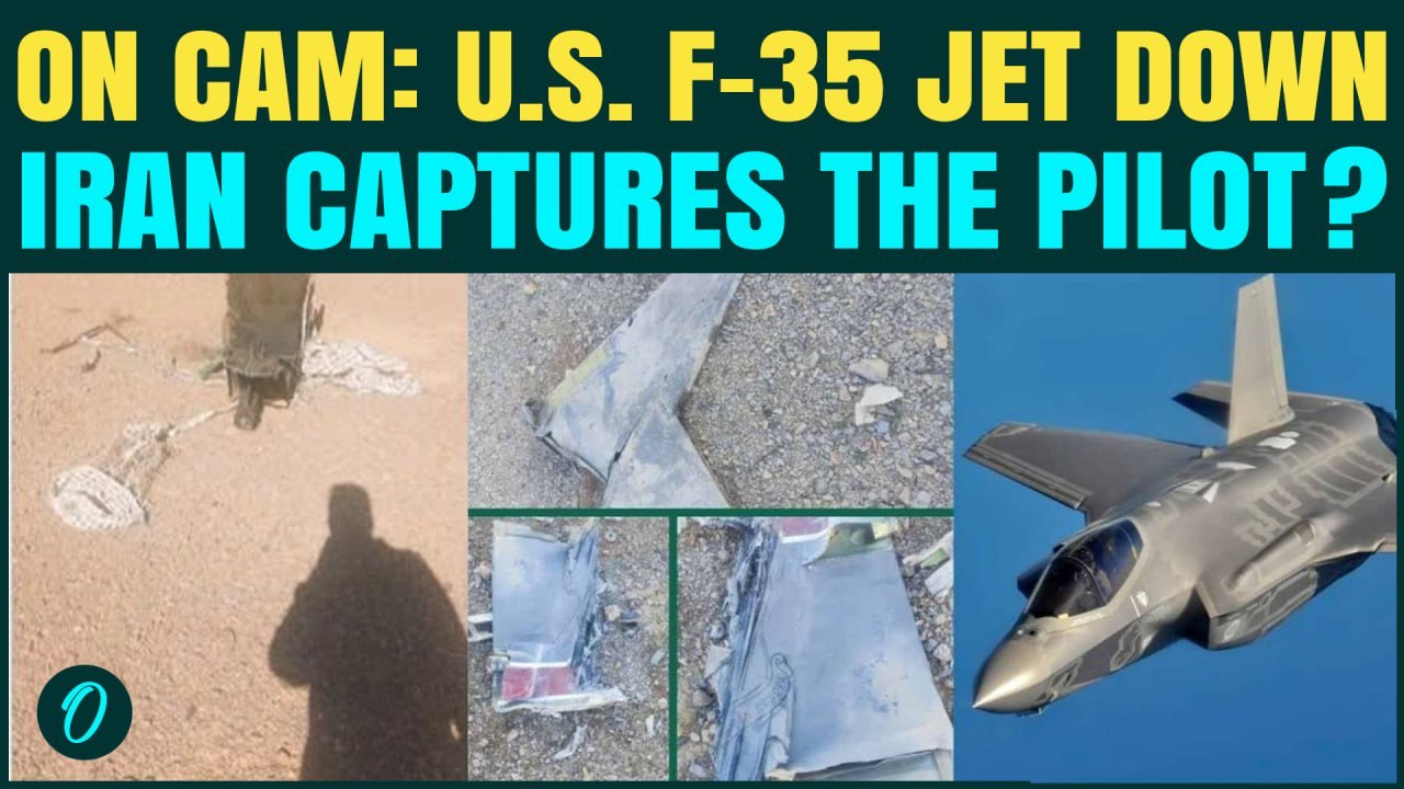 Iran CAPTURES U.S F-35 Pilot After DESTROYING the Jet MID-AIR? CHILLING Image of Ejection Seat OUT