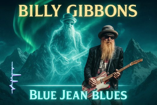 🎸 Billy Gibbons Style | Blue Jean Blues | Rock Blues Texas Slow Groove Guitar & Relax Vibes