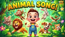 Animal Friends Song 🐶🐱 | Fun Nursery Rhyme for Kids | Learn Animal Sounds | Kids Melody Garden