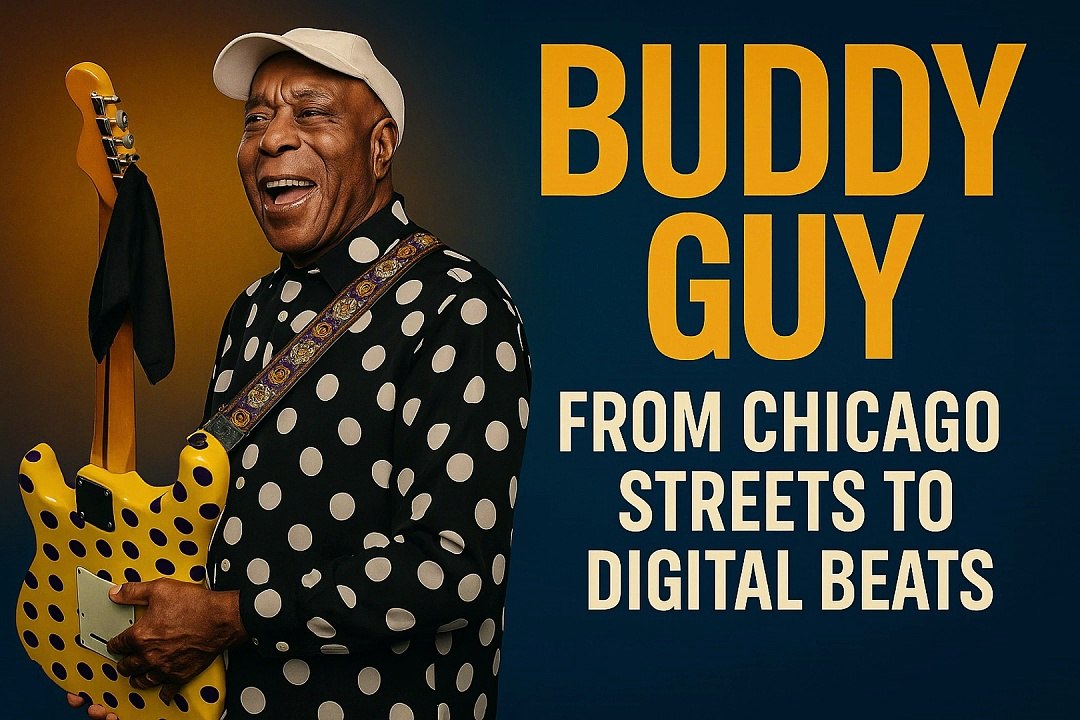 🎸 Buddy Guy Style | Chicago Streets to Digital Beats | Rock Blues Chicago Electric Guitar Vibes