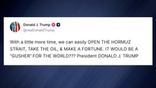 트럼프 "시간 조금 더 있으면 호르무즈 쉽게 열고 석유 차지할 것" / YTN