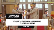 Ex-Junta leader Min Aung Hlaing elected president