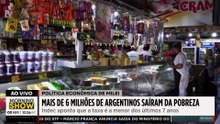 MILEI COMEMORA! Mais de 6 milhões de Argentinos saíram da pobreza
