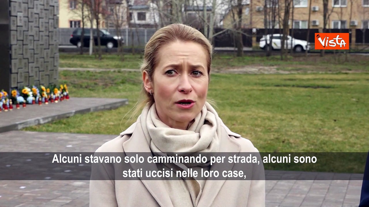 Kallas a commemorazione Bucha: Se crimini russi resteranno impuniti, non ci sarà pace giusta