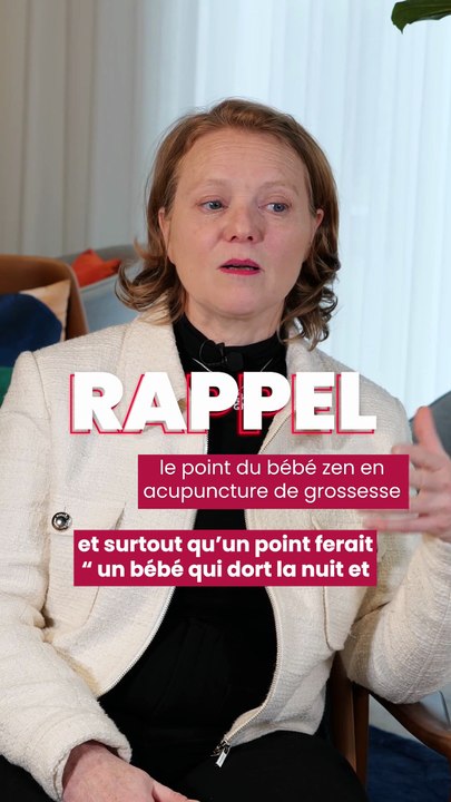 Le « point du bébé » existe-t-il vraiment en acupuncture de grossesse ? Une experte répond