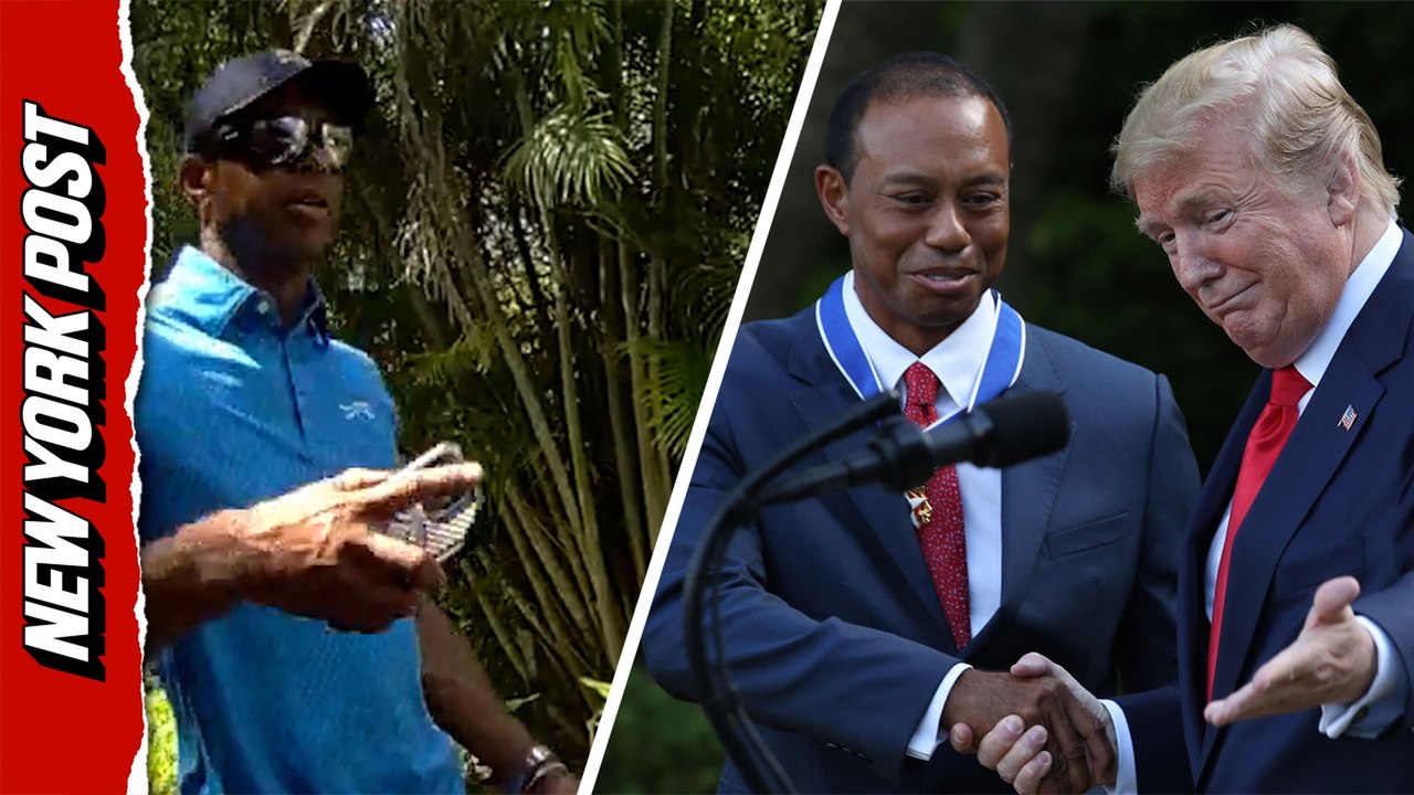Tiger Woods told cop he called President Trump before DUI arrest, bodycam video reveals