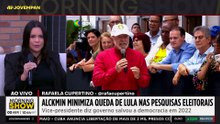 ESTRATÉGIA POLÍTICA? Alckmin minimiza queda de Lula nas pesquisas eleitorais