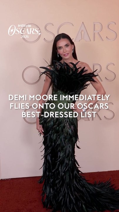 Demi Moore on the Red Carpet of the 2026 Academy Awards