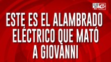 Registro: este es el cerco eléctrico que mató al nene de doce años