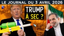 Iran : Trump en panne ? - JT du vendredi 3 avril 2026