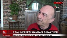 Antalya'da doğuştan elleri olmayan Mehmet Temel'in azmi herkesi hayran bırakıyor