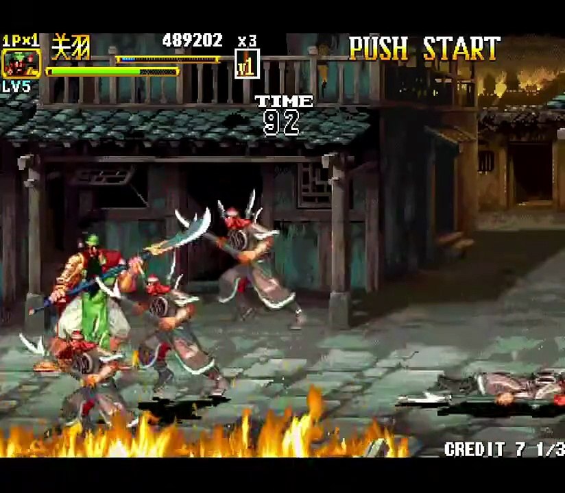 Parte 3 Arcade, briga de rua e Medieval, Knights of Valour