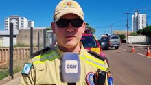 Motociclista sofreu TCE grave após acidente de alta energia no bairro Neva, diz Bombeiros