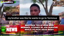 Brother Tells How Man Mobbed, Stoned In Jos Survive While To Pick Dead Body