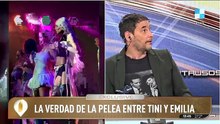 Un productor en las sombras: la versión sobre la pelea entre Tini y Emilia que encendió la interna