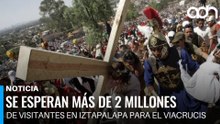 Se esperan más de 2 millones de personas en Iztapalapa por el viacrucis 2026