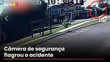 Veja momento da queda do avião sobre restaurante no litoral do RS