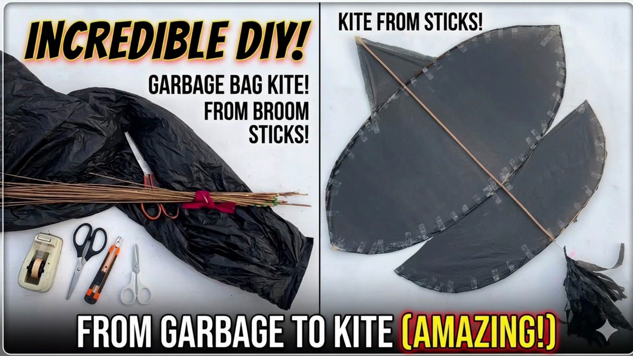 plastic bag patang (Tukkal) Making & Flying!