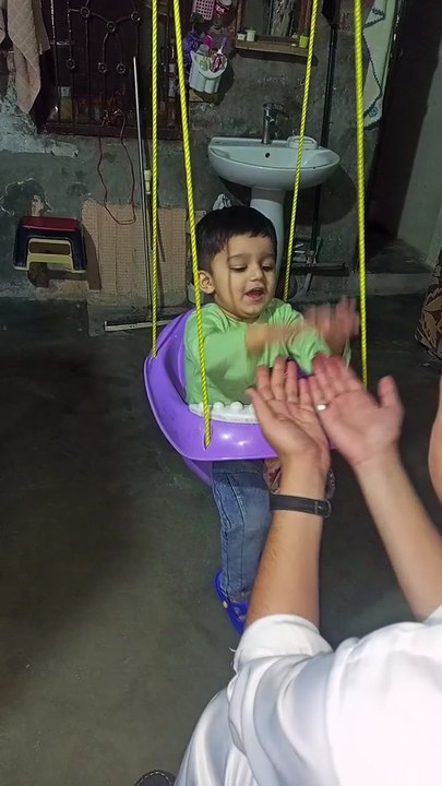 Salar ahmad playing jhoola