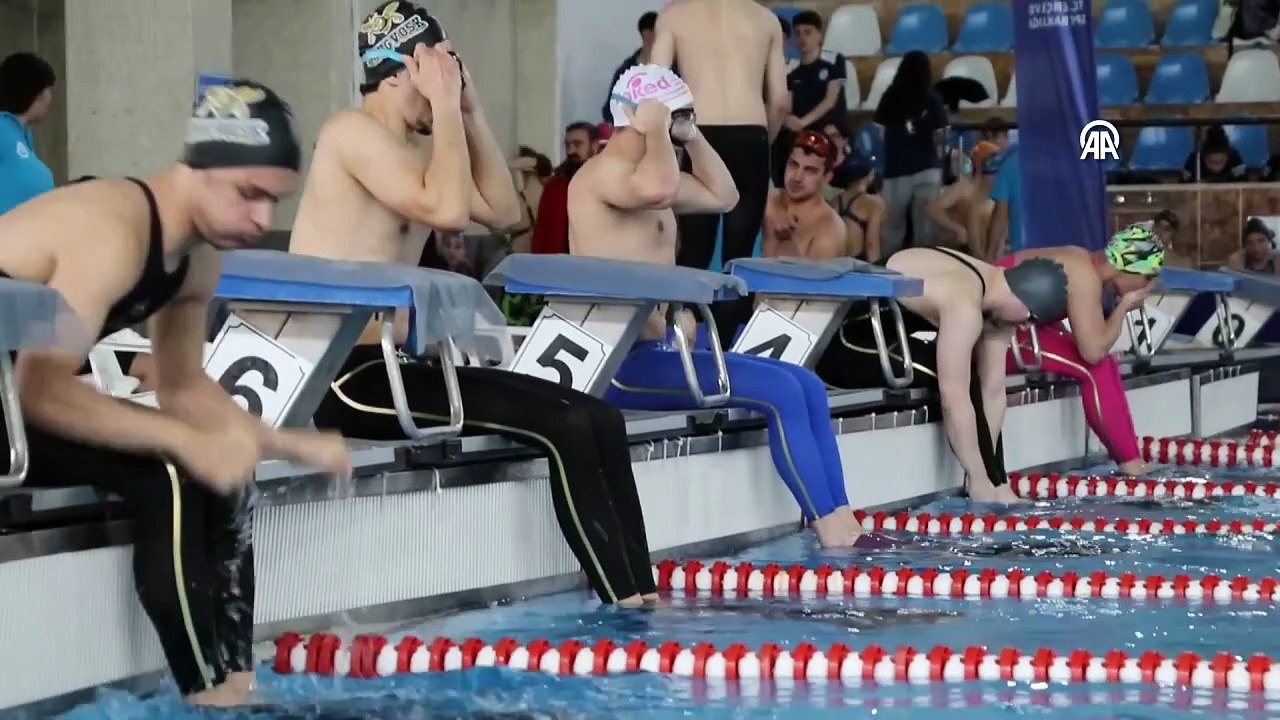 Cumhurbaşkanlığı Kupası Paletli Yüzme Şampiyonası'nda Türkiye rekoru | Ajansspor | AA