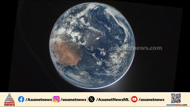 അതാ ഭൂമി... ബഹിരാകാശത്ത് നിന്ന് ഭൂമിയുടെ ചിത്രം പകർത്തി ആർട്ടെമിസ് ദൗത്യസംഘം | Artemis 2 | NASA