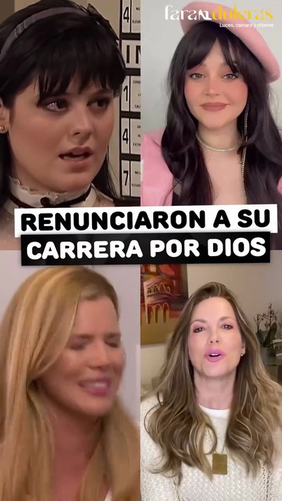 Famosas que renunciaron a su carrera por Dios