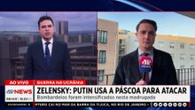 Guerra na Ucrânia: Zelensky diz que Putin usa a Páscoa para atacar | TEMPO REAL