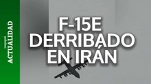 Irán difunde las imágenes del supuesto F15-E estadounidense derribado