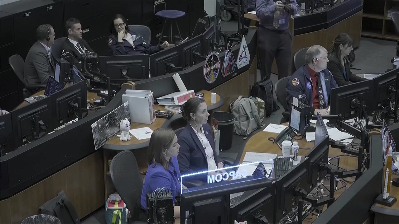 Earth views captured as Artemis capsule exits planet's orbit