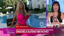 La historia íntima de Graciela Alfano con Marcelo Tinelli que descolocó a todos: "Era rapidito"