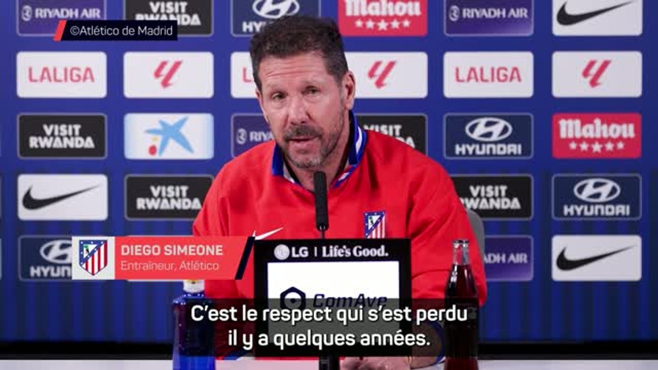 Atlético - Simeone : "Le racisme est un problème social global"