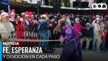Tres cruces, fe infinita y seguridad lista: Así se vive la pasión en Iztapalapa