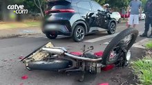 Motociclista se envolve em acidente de trânsito no Periolo