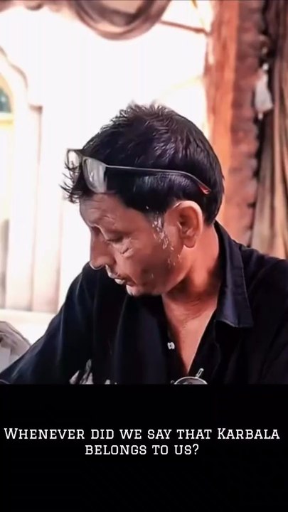 Hum ne ye kab kaha ke hamari hai Karbala? (eng subs) #trending #love #whatsappstatus #art #allah