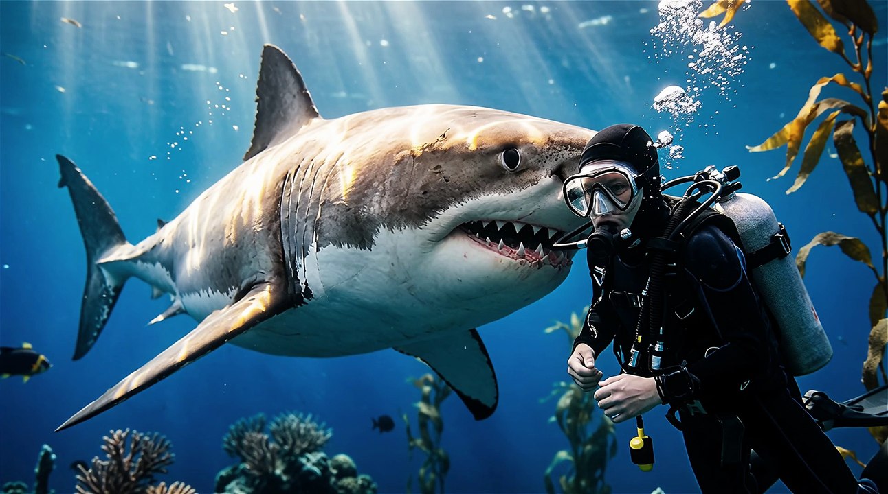 Shark Close Encounter