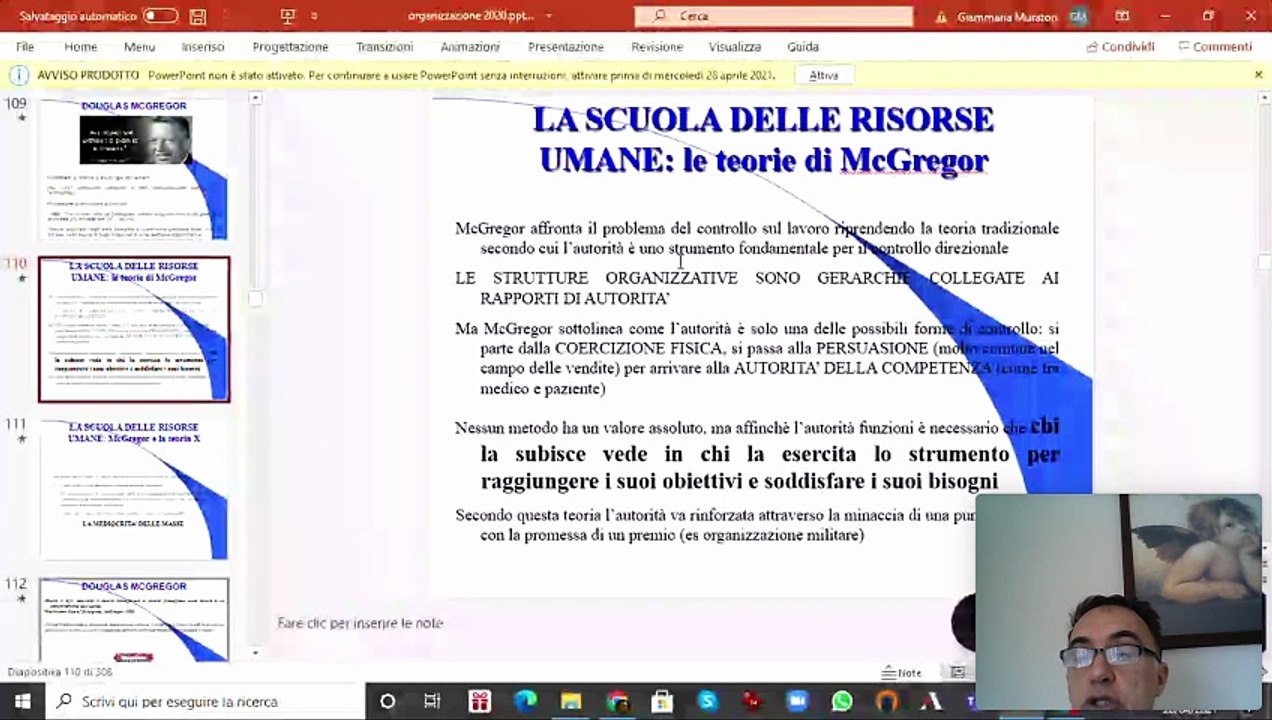 Le teorie sull'organizzazione: parte II