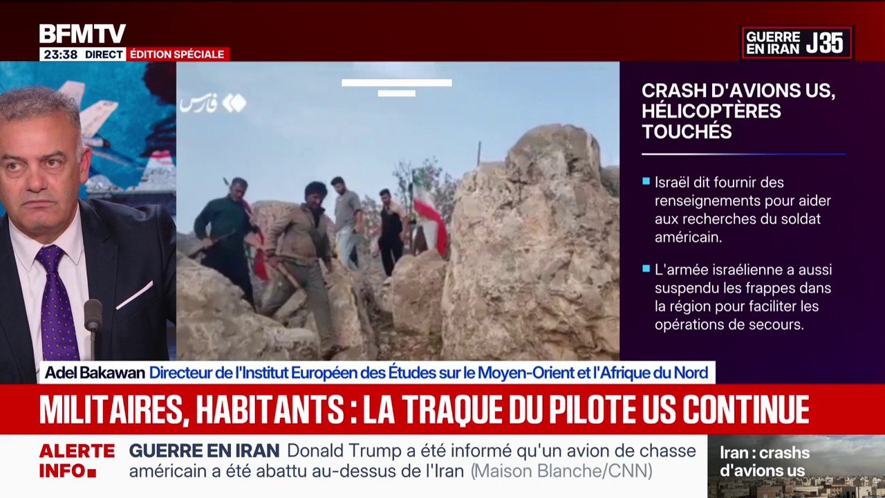 Guerre au Moyen-Orient: "On est dans une région où il y a un contrôle total aérien américain", affirme Adel Bakawan, directeur de l'Institut Européen des Études sur le Moyen-Orient