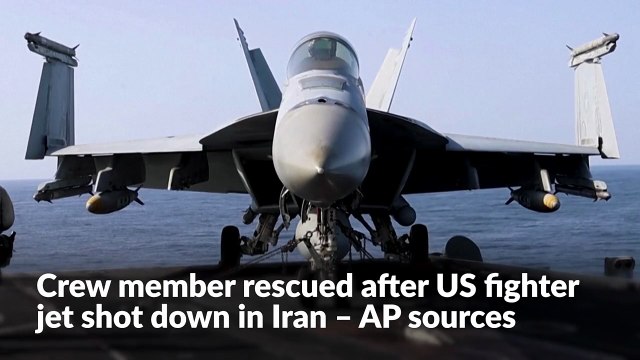 Crew member rescued after US fighter jet shot down in Iran – AP sources