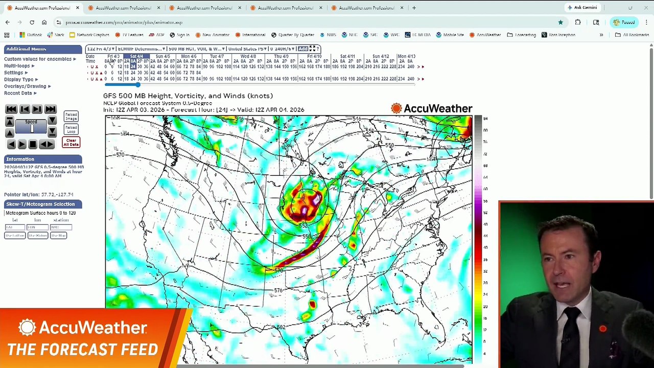 A drenching, stormy Easter weekend ahead