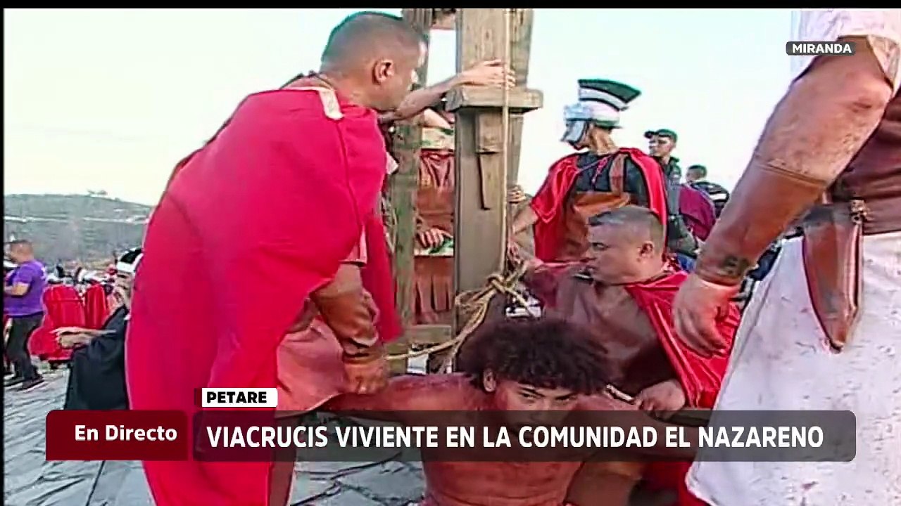 Viacrucis viviente de Petare testimonio de fe y tradición venezolana