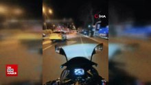 Tekirdağ'da otomobille çarpışan motosikletli yaralandı
