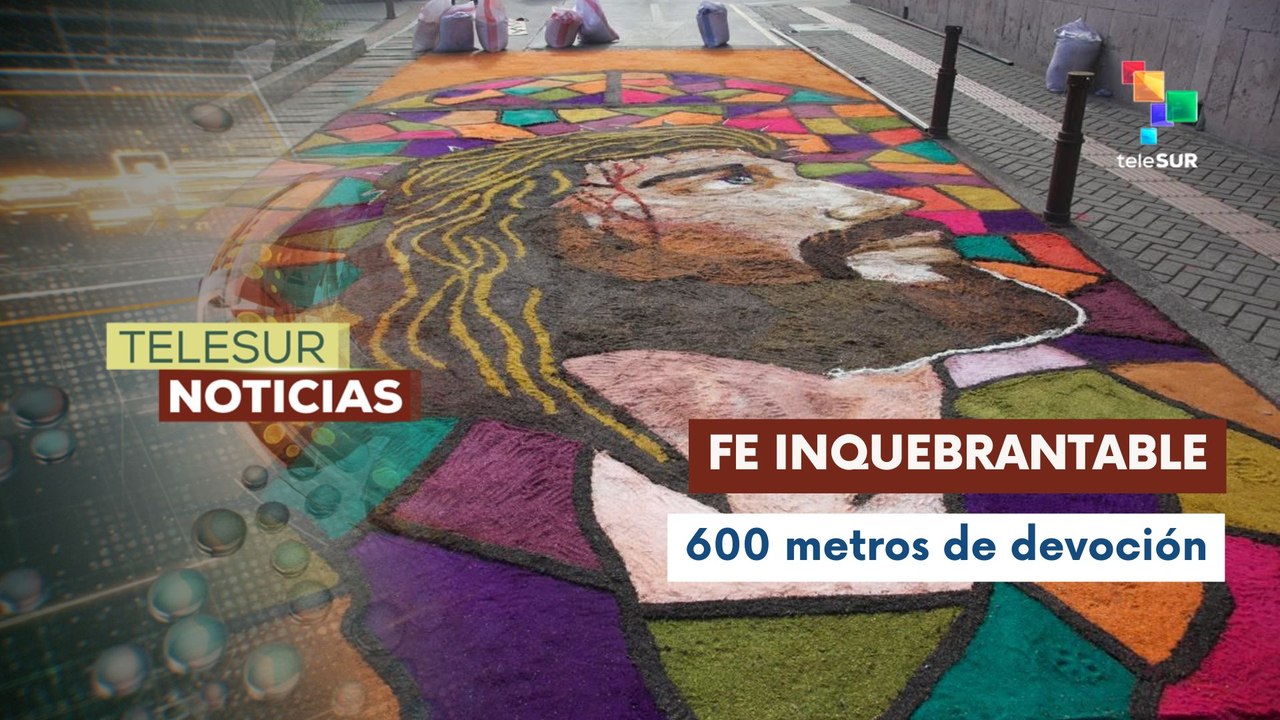 Alfombras unen a familias hondureñas