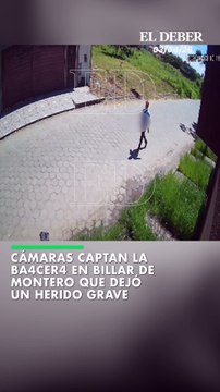 Cámaras captan la ba4cer4 en billar de Montero que dejó un herido grave