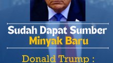 Sudah Dapat Sumber Minyak BaruDonald Trump : Amerika Sudah Tidak Butuh Minyak Timur Tengah