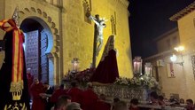 Entrada a Santa Leocadia del Cristo de la Misericordia y la Virgen de la Caridad