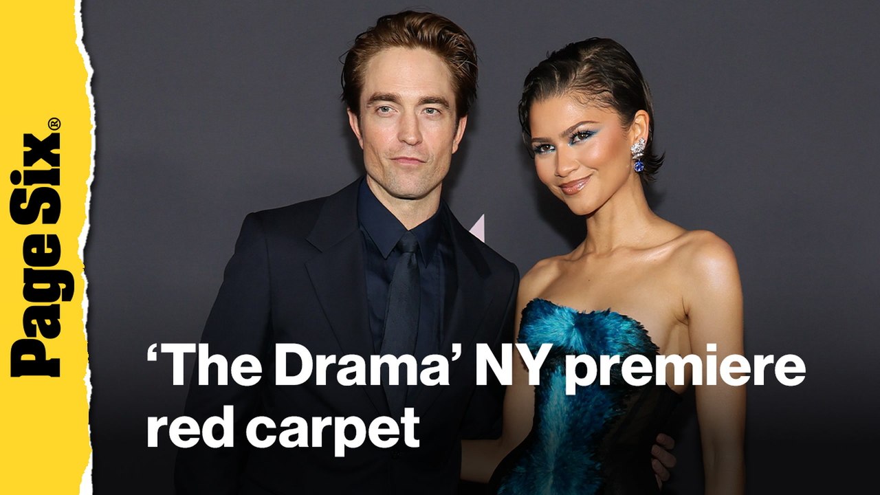'The Drama' NY premiere red carpet: Zendaya, Robert Pattinson, Heidi Klum and more