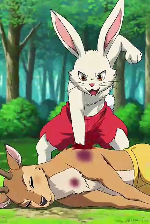 Anime AI video Hare vs Deer