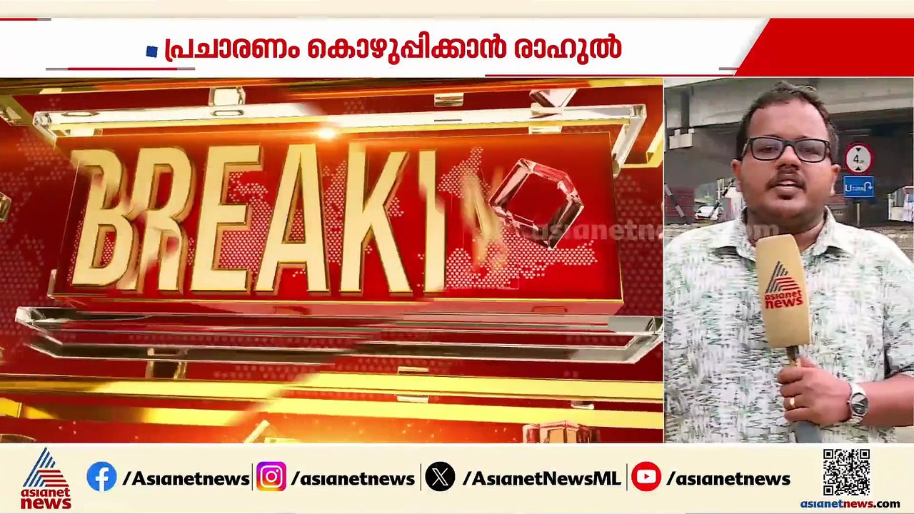 പ്രചാരണം കൊഴുപ്പിക്കാൻ രാഹുൽ ഗാന്ധി; മധ്യ കേരളത്തിലെ മൂന്ന് ജില്ലകളിലായി 4 പൊതുയോഗങ്ങൾ